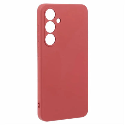 For Samsung Galaxy S24 FE Case TPU Back Soft Anti-Scratch Fiber Lining Phone Cover