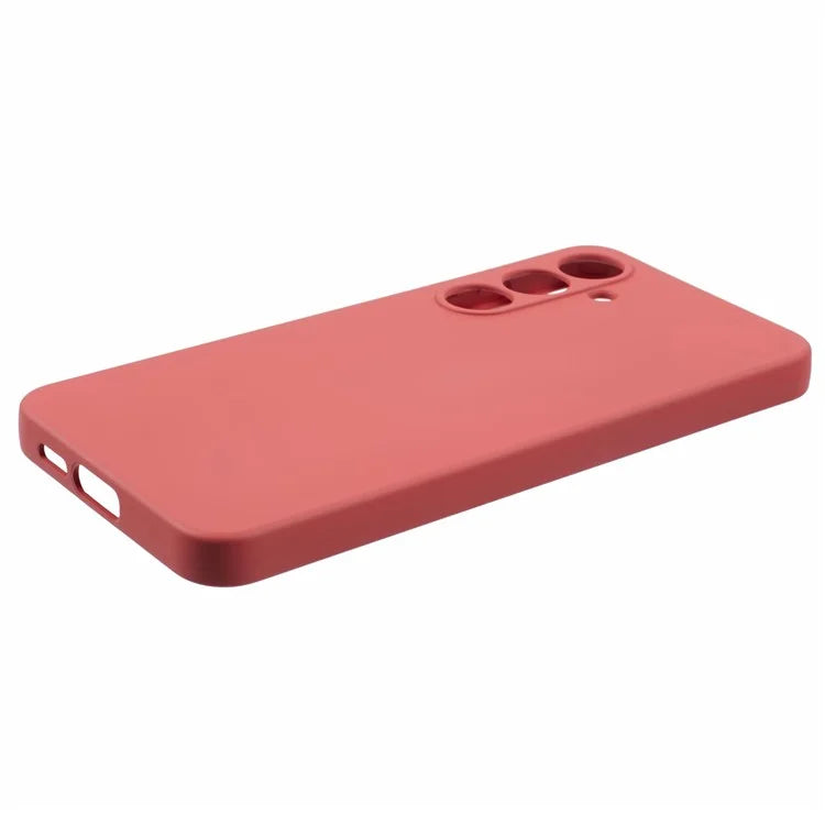 For Samsung Galaxy S24 FE Case TPU Back Soft Anti-Scratch Fiber Lining Phone Cover