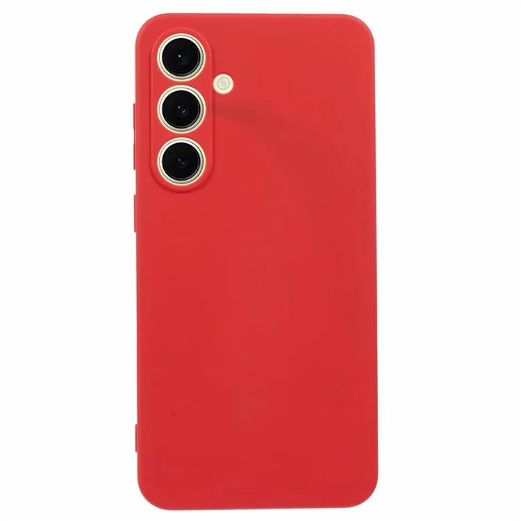 For Samsung Galaxy S24 FE Case TPU Back Soft Anti-Scratch Fiber Lining Phone Cover