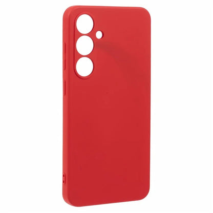 For Samsung Galaxy S24 FE Case TPU Back Soft Anti-Scratch Fiber Lining Phone Cover