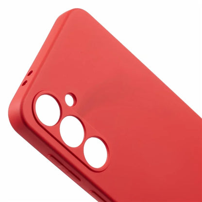 For Samsung Galaxy S24 FE Case TPU Back Soft Anti-Scratch Fiber Lining Phone Cover