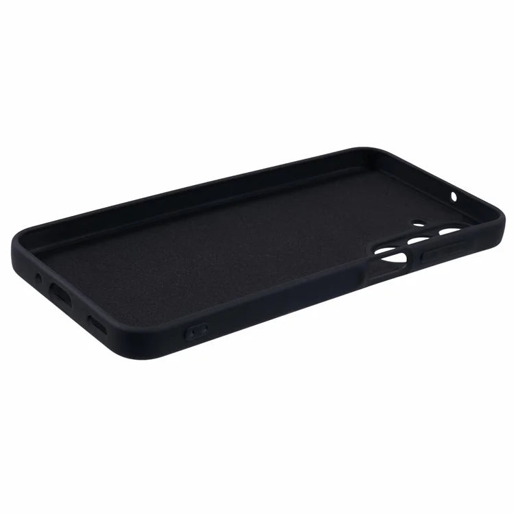 For Samsung Galaxy A16 5G Case TPU Back Soft Anti-Scratch Fiber Lining Phone Cover