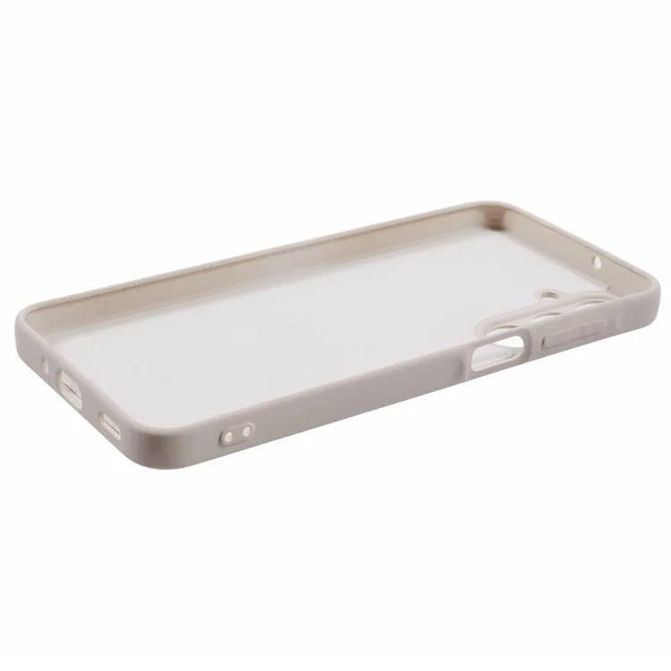 For Samsung Galaxy A16 5G Case TPU Back Soft Anti-Scratch Fiber Lining Phone Cover