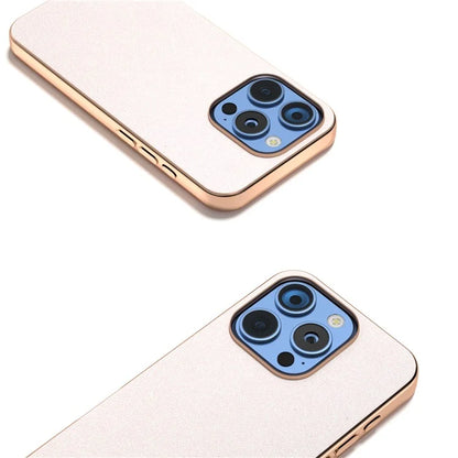 For iPhone 16 Pro Max Case Electroplating Phone Cover Glitter Surface Design PU+TPU Protective Case