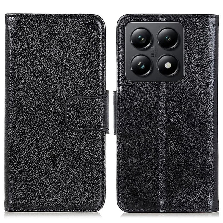For Xiaomi 14T Pro Case Nappa Texture Split Leather Wallet Phone Cover