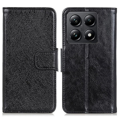 For Xiaomi 14T Pro Case Nappa Texture Split Leather Wallet Phone Cover