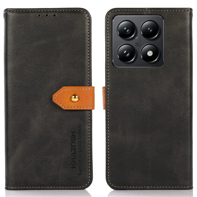 KHAZNEH For Xiaomi 14T Pro Wallet Phone Case Stand Leather Flip Cover