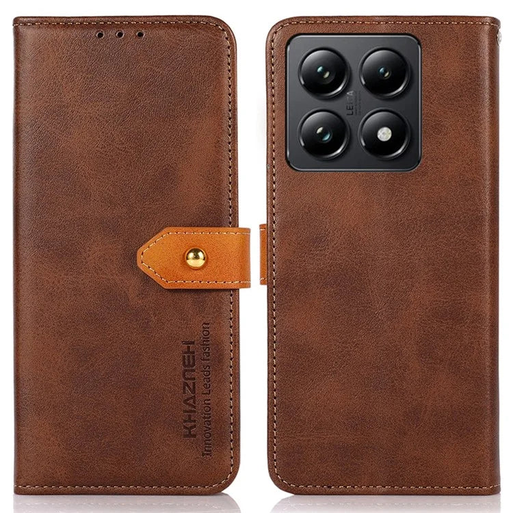 KHAZNEH For Xiaomi 14T Pro Wallet Phone Case Stand Leather Flip Cover
