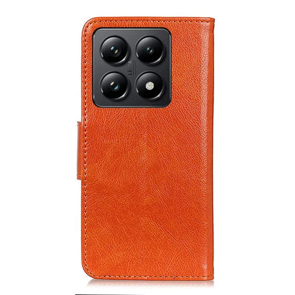 For Xiaomi 14T Case Nappa Texture Split Leather Wallet Phone Cover