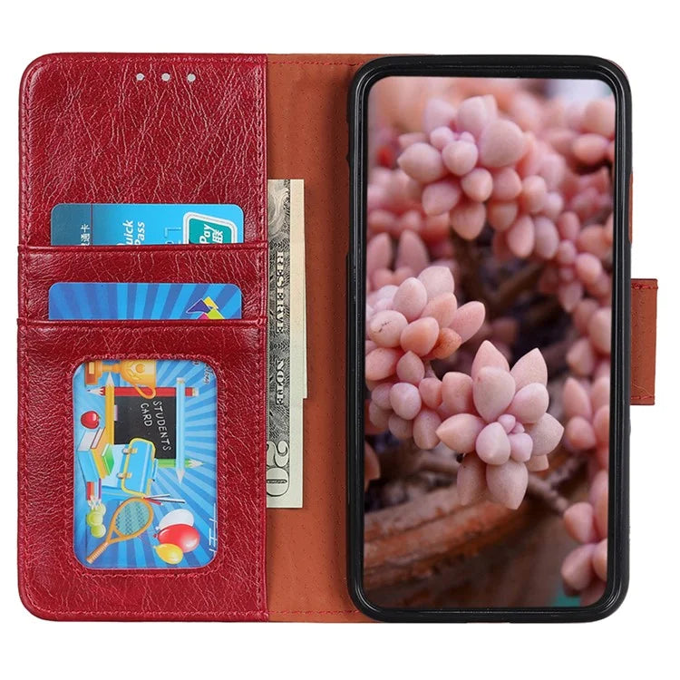 For Xiaomi 14T Case Nappa Texture Split Leather Wallet Phone Cover