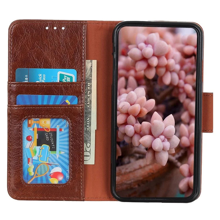 For Xiaomi 14T Case Nappa Texture Split Leather Wallet Phone Cover