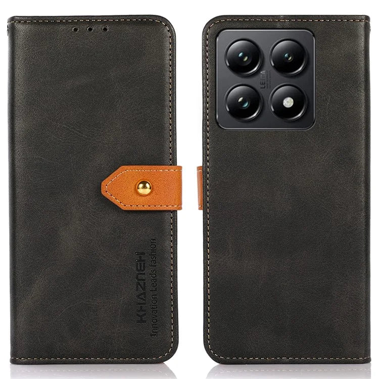 KHAZNEH For Xiaomi 14T Wallet Phone Case Stand Leather Flip Cover