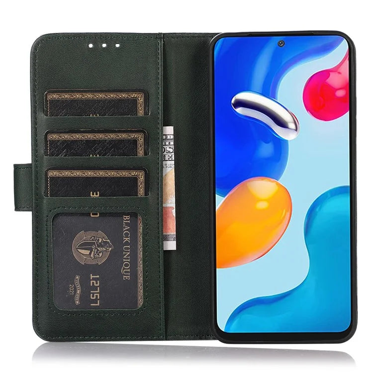 For Xiaomi 14T Pro Case Cowhide Texture Leather Wallet Phone Cover with Stand