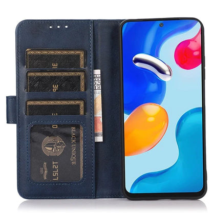 For Xiaomi 14T Case Cowhide Texture Leather Wallet Phone Cover with Stand
