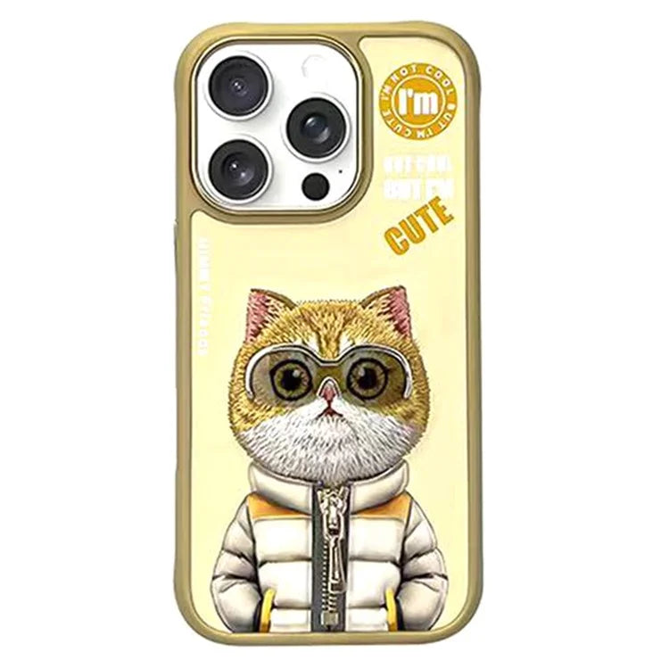 NIMMY For iPhone 16 Pro Max Case Embroidery Protective Phone Cover