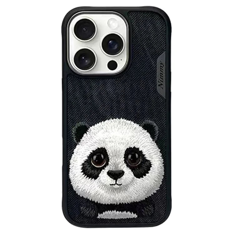 NIMMY For iPhone 16 Pro Case Cartoon Embroidery Cell Phone Cover