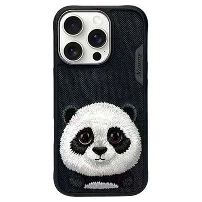 NIMMY For iPhone 16 Pro Case Cartoon Embroidery Cell Phone Cover
