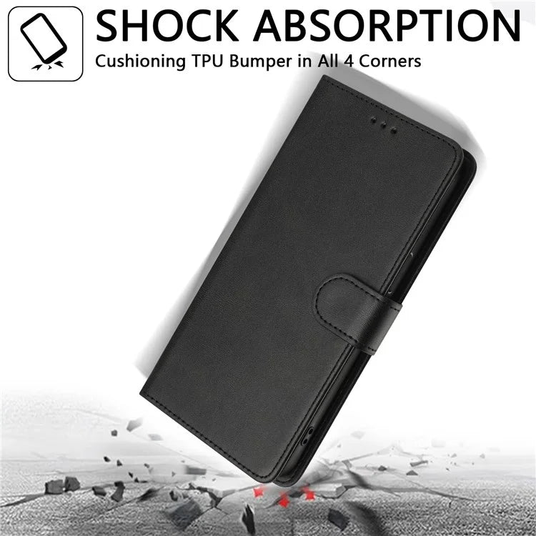 For Samsung Galaxy A16 5G Case RFID Blocking Wallet Leather Phone Cover with Strap