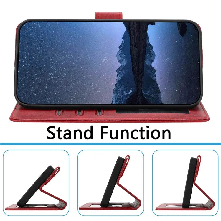 For Samsung Galaxy A16 5G Case RFID Blocking Wallet Leather Phone Cover with Strap