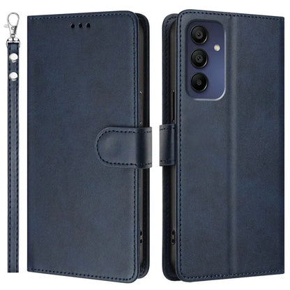 For Samsung Galaxy A16 5G Case RFID Blocking Wallet Leather Phone Cover with Strap