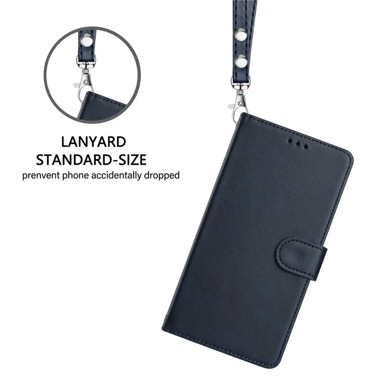 For Samsung Galaxy A16 5G Case RFID Blocking Wallet Leather Phone Cover with Strap