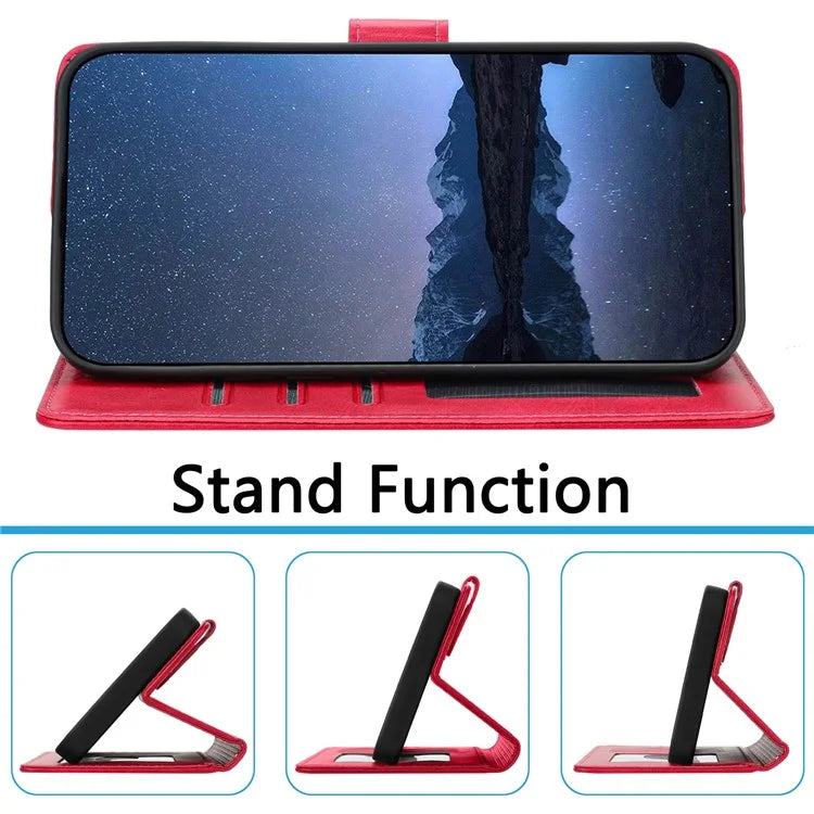 For Samsung Galaxy A16 5G Case RFID Blocking Wallet Leather Phone Cover with Strap