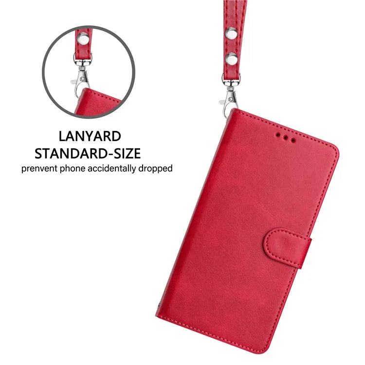 For Samsung Galaxy A16 5G Case RFID Blocking Wallet Leather Phone Cover with Strap