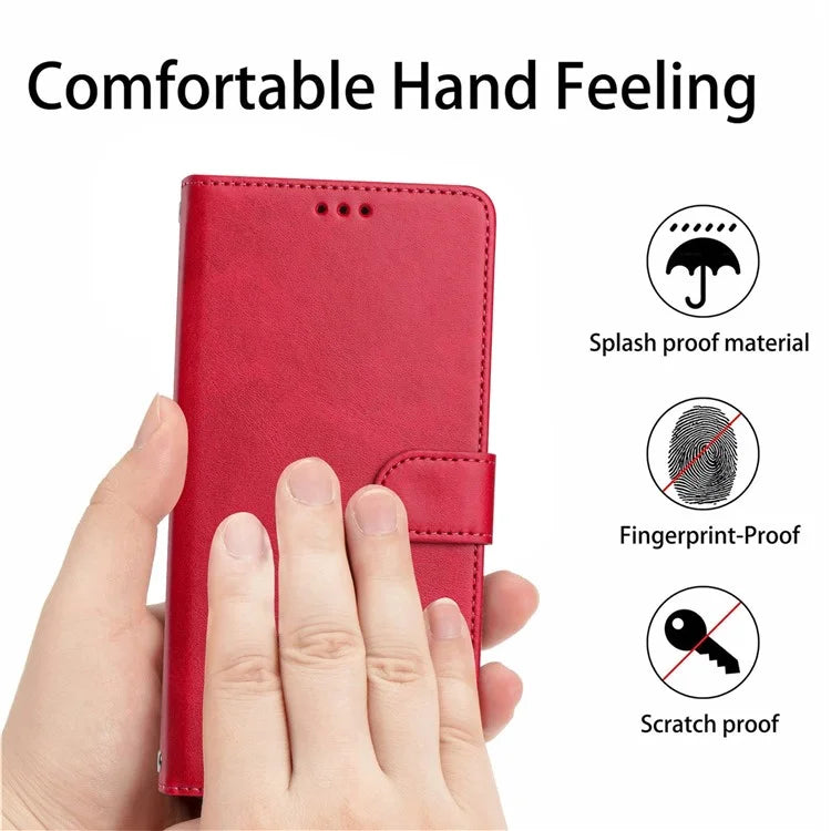 For Samsung Galaxy A16 5G Case RFID Blocking Wallet Leather Phone Cover with Strap