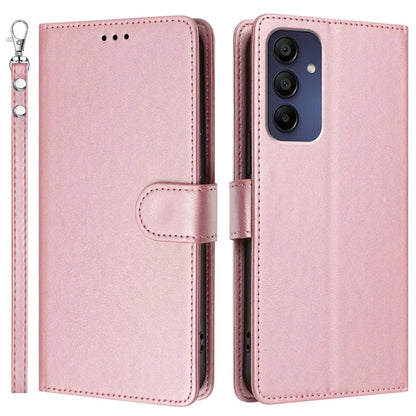 For Samsung Galaxy A16 5G Case RFID Blocking Wallet Leather Phone Cover with Strap