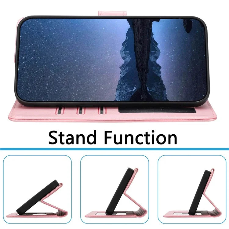 For Samsung Galaxy A16 5G Case RFID Blocking Wallet Leather Phone Cover with Strap