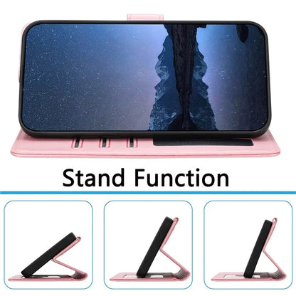 For Samsung Galaxy A16 5G Case RFID Blocking Wallet Leather Phone Cover with Strap