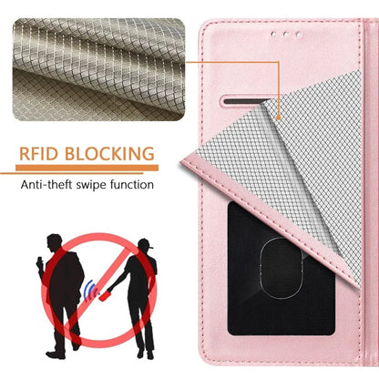 For Samsung Galaxy A16 5G Case RFID Blocking Wallet Leather Phone Cover with Strap