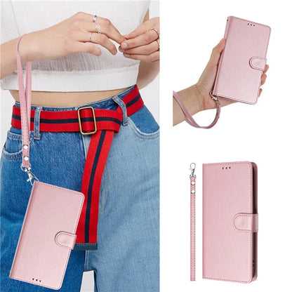 For Samsung Galaxy A16 5G Case RFID Blocking Wallet Leather Phone Cover with Strap