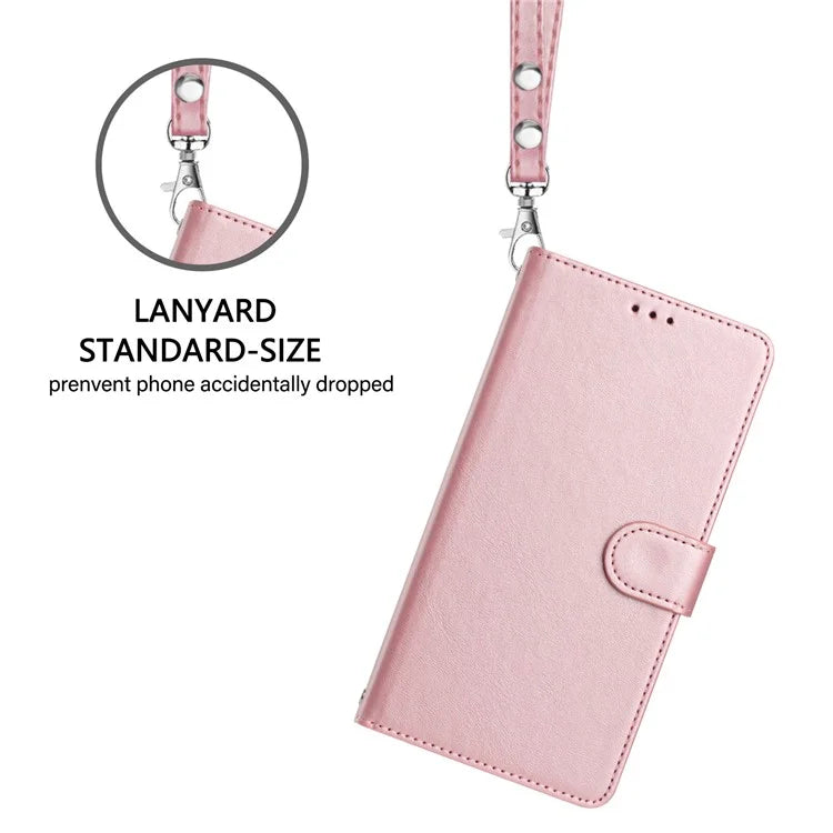 For Samsung Galaxy A16 5G Case RFID Blocking Wallet Leather Phone Cover with Strap