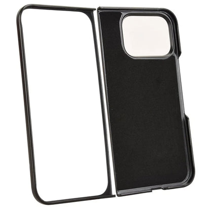 For Google Pixel 9 Pro Fold 5G Case Cowhide Texture Leather+PC Phone Cover Stitching Lines