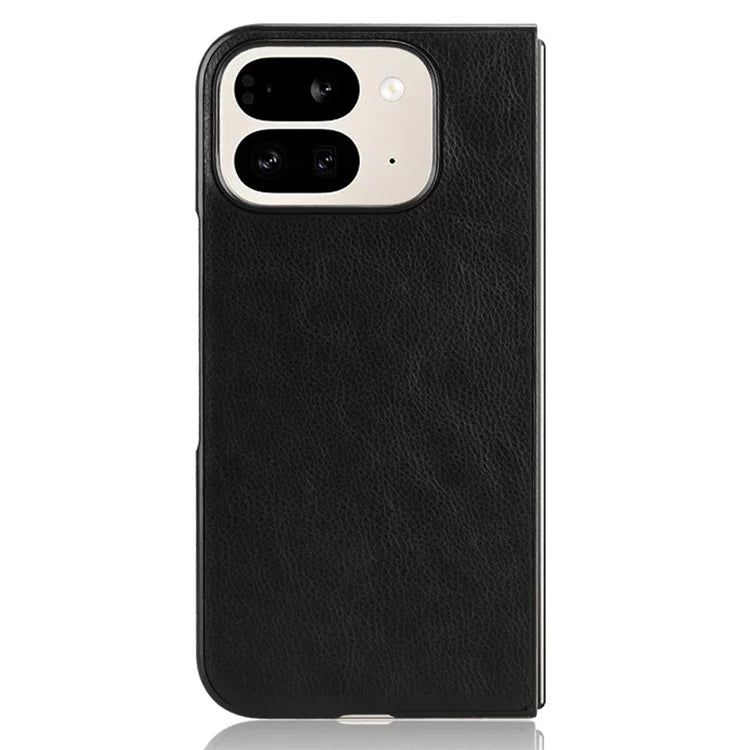 For Google Pixel 9 Pro Fold 5G Case Litchi Texture PU Leather + PC Phone Cover