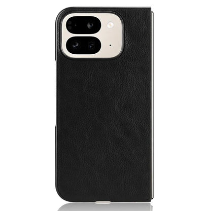 For Google Pixel 9 Pro Fold 5G Case Litchi Texture PU Leather + PC Phone Cover