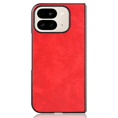 For Google Pixel 9 Pro Fold 5G Case Litchi Texture PU Leather + PC Phone Cover