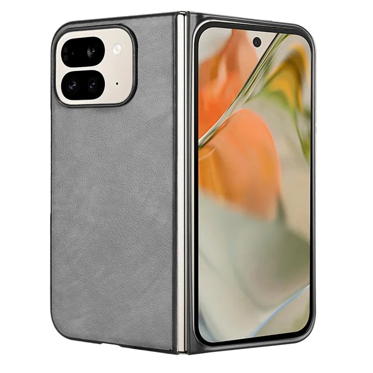 For Google Pixel 9 Pro Fold 5G Case Litchi Texture PU Leather + PC Phone Cover