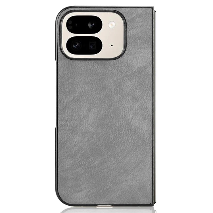 For Google Pixel 9 Pro Fold 5G Case Litchi Texture PU Leather + PC Phone Cover