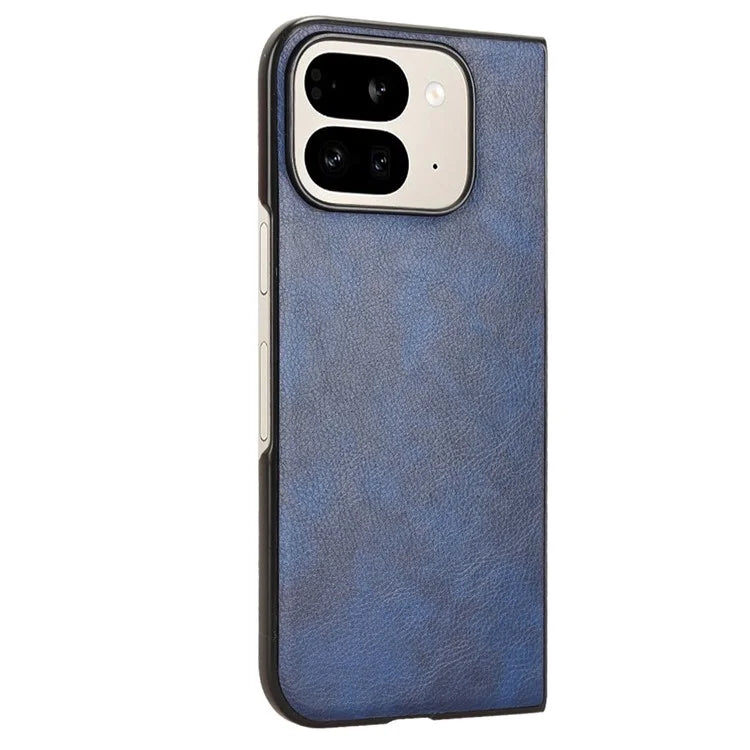 For Google Pixel 9 Pro Fold 5G Case Litchi Texture PU Leather + PC Phone Cover