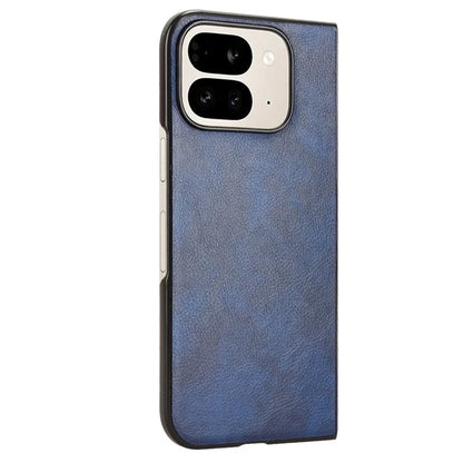 For Google Pixel 9 Pro Fold 5G Case Litchi Texture PU Leather + PC Phone Cover