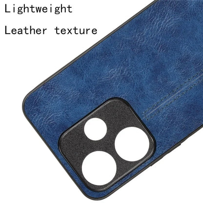 For Xiaomi Redmi 13 5G / 4G Case Leather+TPU+PC Phone Cover Stitching Line