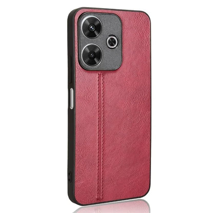For Xiaomi Redmi 13 5G / 4G Case Leather+TPU+PC Phone Cover Stitching Line