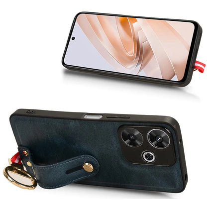 For Xiaomi Redmi 13 5G / 4G Case Wristband Kickstand Leather+PC+TPU Phone Cover with Bottle Opener