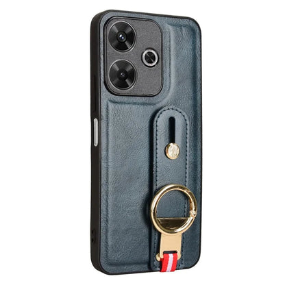 For Xiaomi Redmi 13 5G / 4G Case Wristband Kickstand Leather+PC+TPU Phone Cover with Bottle Opener