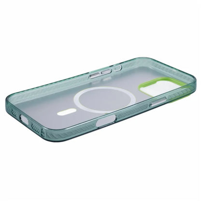 For iPhone 16 Pro Case Compatible with MagSafe Laser Effect TPU+Acrylic Phone Cover