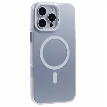 For iPhone 16 Pro Case Compatible with MagSafe Laser Effect TPU+Acrylic Phone Cover