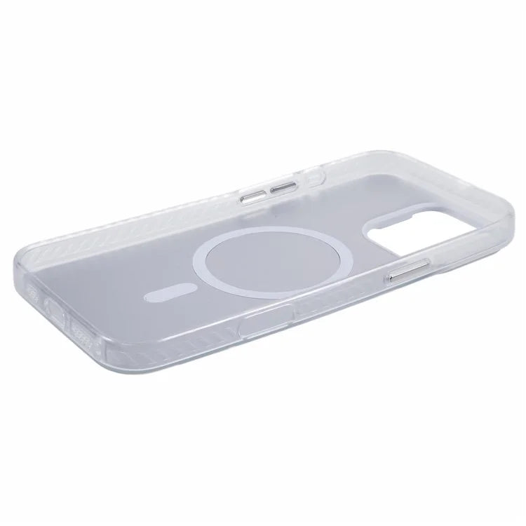 For iPhone 16 Pro Case Compatible with MagSafe Laser Effect TPU+Acrylic Phone Cover