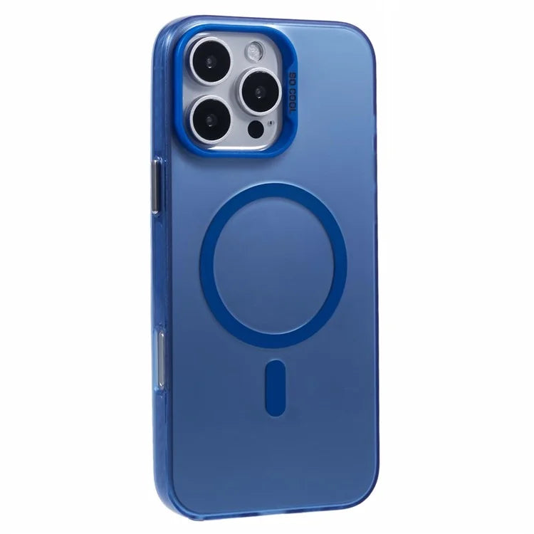 For iPhone 16 Pro Case Compatible with MagSafe Laser Effect TPU+Acrylic Phone Cover
